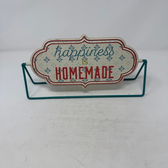 Pioneer Woman Reversible Metal Sign “Happiness is Homemade/Bless This Home” Rare - Picture 2 of 8